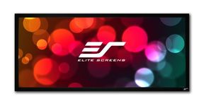 Elite Screens R85WH1W-A1080 ezFrame Series Sound Transparent Fixed Frame Home Theater Projection Screen, 85-Inch 2.35:1