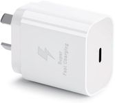 25W Super Fast Charger, USB C Wall Charger for Samsung, 25W USB C Wall Plug Compatible with Samsung Galaxy Ultra S24/S23/S22/S21, A54, Note 20,Galaxy Watch，iPhone 15/pro, iPad