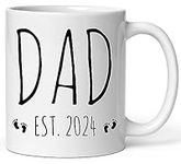 Exxtra Gifts Dad Est 2024 Mug Baby 
