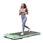 Cockatoo Smartpad 3.0 (3HP Peak) Walking Pad for Home, Remote Control, Max User Weight 120 Kg Treadmill, Walkpad with Manual Adjustable 2 Incline Levels and 1-8 Km/Hr Speed Range, White and Green