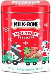 Milk-Bone Limited Edition Holiday Dog Treats, Small Biscuits, 24 Ounce Reusable Tin