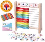 Wooden Abacus for Kids Math Manipul