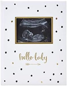 Pearhead Hello Baby Babybook, Sono White/Black/Gold