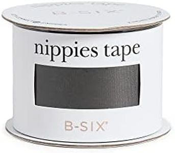 Nippies Black Breast Lift Tape - 2-inch Wide Adhesive Fashion Tape For Skin and Body, Invisible Under Clothing