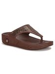 Bata womens Kafi Brown 1 Slipper - 6 UK (5724714)