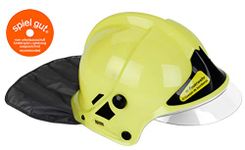 Theo Klein 8903 - Firefighter Henry Firefighter Helmet with Visor, Glowing, Toy