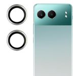 Oncraves Camera Ring Lens Protector for OnePlus Nord 4 | 9H Hardness, Full Coverage Camera Metal Ring Ultra-Thin/Clear - Silver