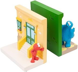 Grupo Erik Sesame Street Bookends | 6.5 x 5.9 x 3.4 inches - 16.5 x 15 x 8.5 cm | Bookends for Shelves | Kids Room Decoration | Book Organiser