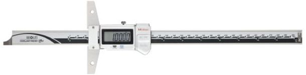 Mitutoyo 571-211-30 ABSOLUTE Digimatic LCD Depth Gauge, Caliper Type, 0-6"/0-150mm Range, 0.0005"/0.01mm Graduation, -0.001" Accuracy