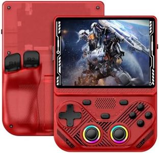 RG43V Pro Retro Handheld Game Console,4.3 Inch IPS Screen,Portable Dual System With RK3562 CPU,64GB Support 30+ Emulator&22000+ Classic Games,WiFi Networked Fighting,HDMI TV Output(Transparent Red64G)