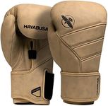 Hayabusa T3 LX Leather Boxing Gloves Men and Women for Training Sparring Heavy Bag and Mitt Work - Tan, 12oz