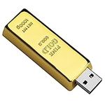 64GB USB Flash Drive Gold Bar-Shape