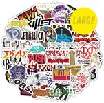 81Pcs Large Classic Rock Stickers, 50s 60s 70s Rock Stickers, Rock and Roll Stickers, Rock Band Stickers, Classic Rock Gifts, Guitar Music Stickers