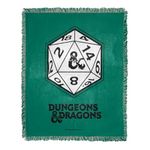 Northwest Dungeons & Dragons Woven Jacquard Throw Blanket, 46" x 60", Dice