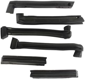Convertible Top Roofrail Weatherstrip Seal Pair (Left & Right) for 1986-1996 Chevy Corvette C4 - Precision CNC-Molded EPDM, Direct Fit Replacement, Stops Door Leaks & Wind Noise