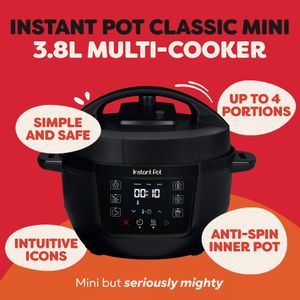 Instant Pot 7-in-1 Multicooker, 3.8L – Pressure Cooker & Slow Cooker