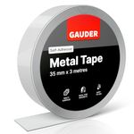 GAUDER Self-Adhesive Metal Tape | Thin Metal Strips for Magnets, Tonies® Figures & Shelves | Ferrous Tape (3 m)