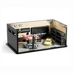 DIFT CLUB: ORIGINALS Mini Garage 1:64 Scale Display Set for Die Cast Collector Cars & Figure are Not Included (RWB)