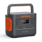 Jackery Explorer 1500 PRO Portable Power Station, 2hrs Fast Charging, 1512Wh Capacity with 2 x 1800W AC Outlets, for Home Backup, Emergency, Outdoor Camping