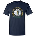 UGP Campus Apparel USA State Flag - Travel Hometown Pride T Shirt, Kentucky Navy, X-Large