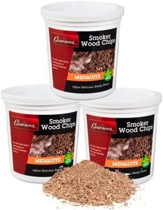 Camerons All Natural Extra Fine Mesquite BBQ Wood Chips (3 Pints, 0.473L ea) Kiln Dried Wood Sawdust Shavings for Cocktail Smoking Guns, Stovetop Smokers, Smoke Boxes-Value Pack Barbecue Grilling Gift