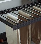 Now & Ever Mocha Soft Close Metal Wardrobe Trouser Rack -900 mm (Standard)