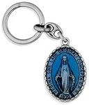 Catholic Saint Key Chain with Large