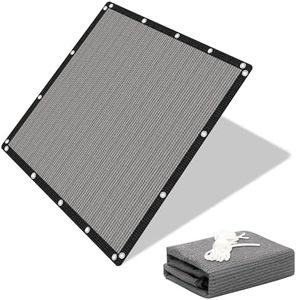 90% Shade Cloth Sun Shade Fabric Privacy Screen Shade Cover for Patio Garden Pergola Shade Cover Canopy with Gromments