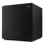 Definitive Technology Descend DN15 15" Subwoofer - Digitally Optimized for Movies and Music, New 3XR Architecture, 1500W Peak Class H Amplifier & (2) Pressure-Coupled 15" Bass Radiators, Black