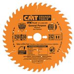 CMT 271.250.42M ITK Plus RIP and Crosscut Saw Blade HW 250X2,4X30 Z=42 ATB+Shear