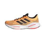 Adidas Men's Solar Glide 5 Running Shoe, Flaora/Carbon/Turbo, 8 UK