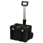 DEWALT Tool Box with Wheels, TSTAK, Deep Box (DWST17820) , Black, Deep Box With Wheels