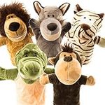 Animal Hand Puppets Set for Kids & 
