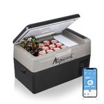 Alpicool G22 22L Compressor Car Fridge Freezer, DC 12v Camping Refrigerator, Portable Mini Cool Box for TruckCampervanRVBoat, -20℃ to 20℃