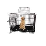 Jainsons Pet Products® Dog Black Cage/Crate/Kennel with Removable Tray 36x22.5x26 inch