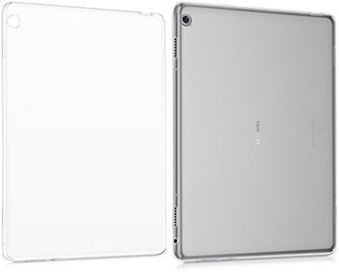 kwmobile Carcasa Compatible con Huawei MediaPad M3 Lite 10 Funda - Ultrafina y Flexible de plástico TPU - Puertos y Botones accesibles - Transparente