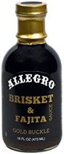 ALLEGRO - The Marinate Everything Marinades - Gold Buckle Brisket & Fajita Sauce - 16 oz, Pack of 4