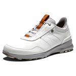 FootJoy Men's Stratos Golf Shoe, Off-White, 9