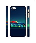 Casotec Colored Car Pattern Print Designer 3D Printed Hard Back Case Cover for Apple iPhone 5 / 5S