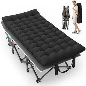 Suteck 32" XXL Folding Camping Cot, 900LBS Heavy Duty Sleeping Cots