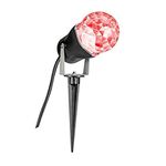 Gemmy Lightshow Kaleidoscope Red Projection Stake Holiday Spotlight Light for Christmas