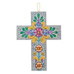 DCIDBEI DIY Cross Diamond Painting Kits for Adults Kid Cross,Crucifix Crystal Rhinestone Cross Pendant Acrylic Mosaic Craft Special Shaped Diamond Art for Home Wall Decor 7.7 * 9.8 inches