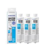 SAMSUNG Genuine Filters for Refrigerator Water and Ice, Carbon Block Filtration for Clean, Clear Drinking Water, HAF-QIN-3P, (Pack of 3)