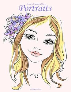 Livre de coloriage pour adultes Portraits 4: Volume 4