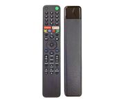 Remote Control Compatible For Sony Tv Tx-500P [Voice Command Remote With Netflix & Googleplay Hotkeys] [For Support Please Call 9873464098],Black