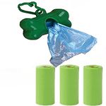 RvPaws Dog Poop Bags for Waste Refuse Cleanup, Doggy Roll Replacements for Outdoor Puppy Walking and Travel, Leak Proof and Tear Resistant, Thick Plastic - Mixed Colors, 45 Bags