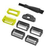 LOPHE Guide Comb Attachments Sets Compatible with Ph-Lips O Blade, Beard Trimmer Replacement Kit, Adjustable Hair Guards Combs 4 Sizes from 1/3/5/7 mm, Professional Trimmer Replacement Guide Combs