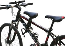 Fuairmee Bike Seat and Handlebar, Detachable Front Mounted Toddler Bike Seat Compatible with All Adult Mountain Bikes