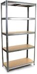 Denny Shop Heavy Duty 5 Tier Racking Shelf Garage Shelving Storage Shelves Unit 180x90x40cm by Crystals®