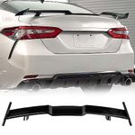 Rear Trunk Spoiler Fits for Toyota 8th Gen Camry LE SE XLE XSE 2018-2020 ABS Rear Spoiler Boot Wing Lip Spoiler Factory Outlet (Gloss Black)